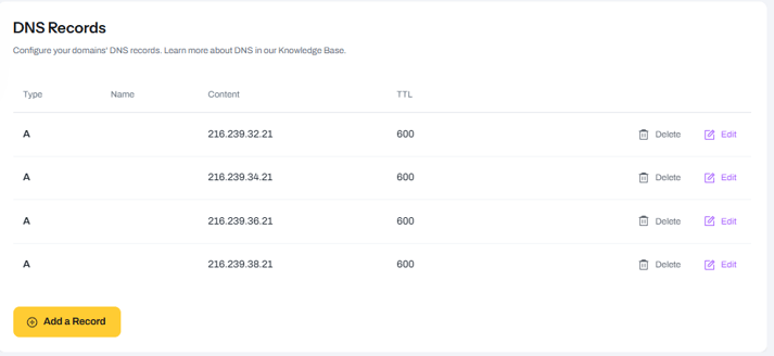 DNS Records Type A Add record Capture (Step by Step Tutorial)
