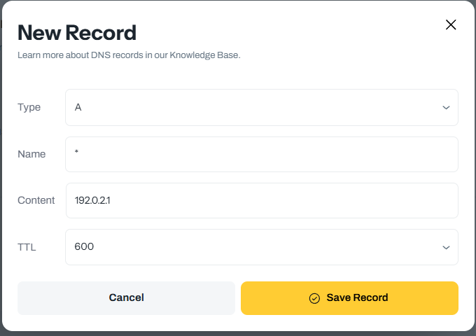 Add new recoortd form capture